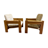 Fauteuils lounge scandinaves 1970