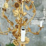 Golden cage chandelier