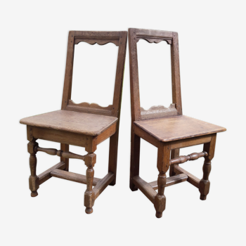 2 chaises lorraines anciennes