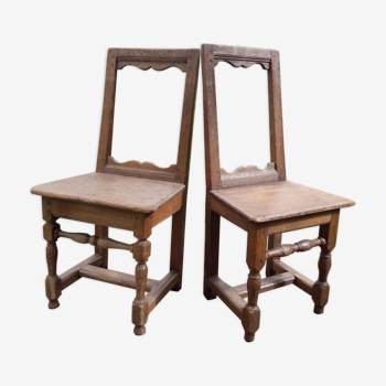 2 old Lorraine chairs
