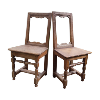 2 old Lorraine chairs