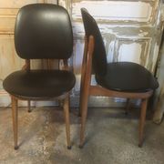 Paire de chaises Pegase par Baumann 1960