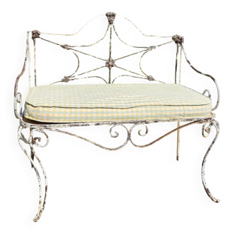 Banc ancien fer forgé
