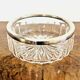 Jezler 800 Cut Crystal and Silver Fruit Bowl