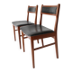 Paire de chaises Danmark design scandinave 1960 vintage des années 70 1970