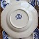 6 assiettes creuses terre de fer Longchamp Rouen XIXe siècle