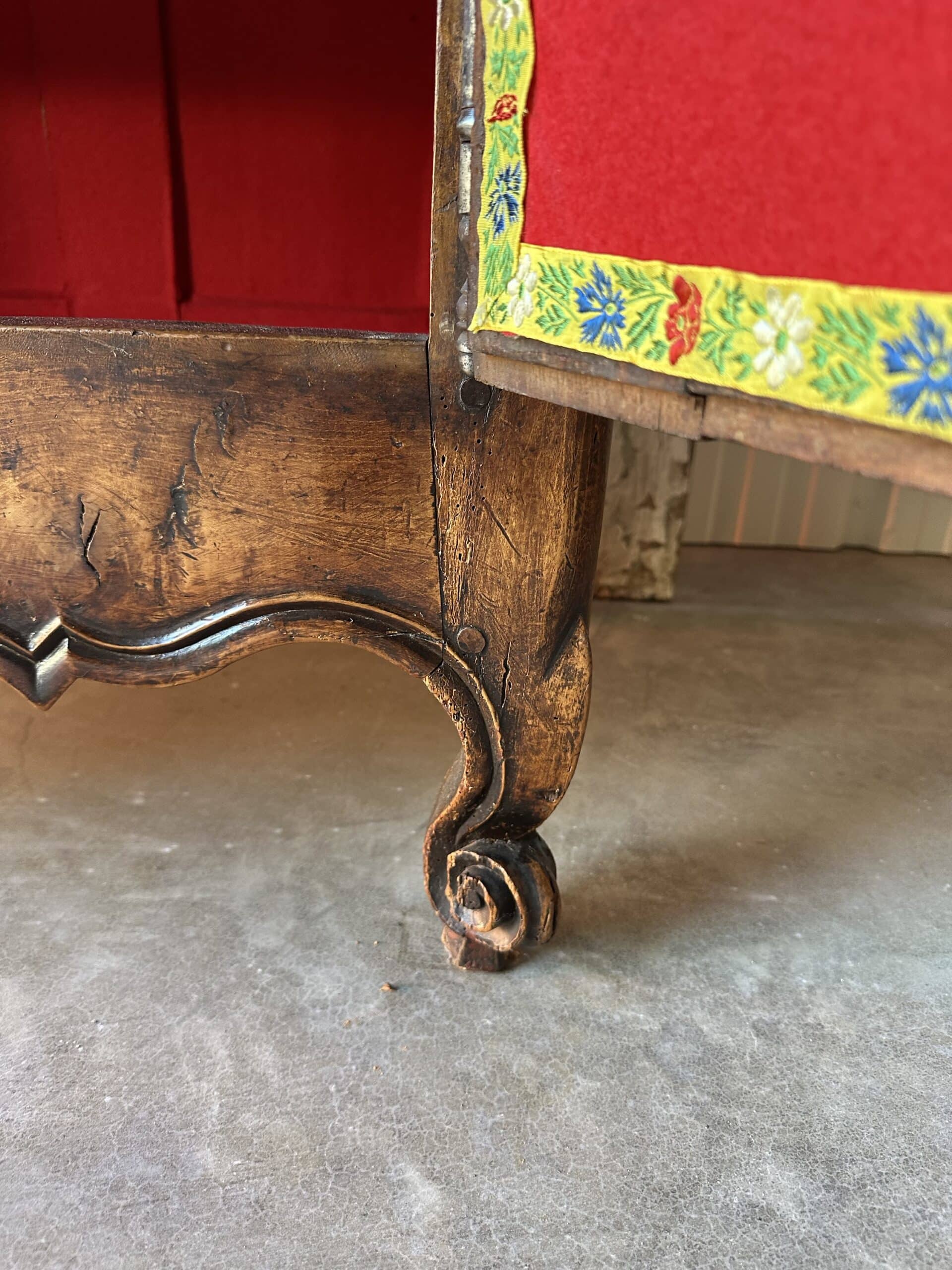 Rustic Louis XV style buffet