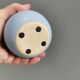 Sugar bowl/Lidded jar in ceramic, Danish from the 1980s-90s.