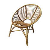 Rattan chair basket