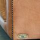 Chesterfield 2-seater sofa in light brown/cream English cowhide leather