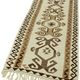 Turkish Handwoven Vintage Herki Kilim 104 cm x 336 cm