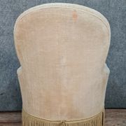 Fauteuils crapaud époque Napoléon III en velours de Gêne