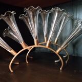 Antique tulip centerpiece in the style of Baccarat