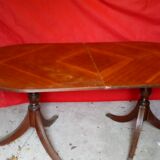 Chippendale-style mahogany dining table