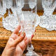 Lot de 6 verres à eau cristal d'arques modèle "Pompadour "