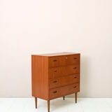Modern antique chest of drawers with four drawers