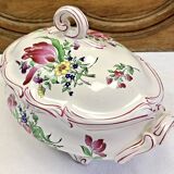 Old Lunéville oval vegetable tureen, street light model