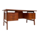 1960s vintage Danish design teak desk model 75 by Gunni Omann for Omann Jun