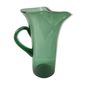 Vintage glass pitcher