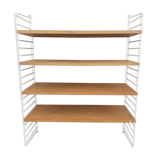 Shelf type string in beech and metal year 70 scandinavian style.
