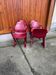 Set of 6 Bordeaux Kangourou chairs in plastic by Ernst Moeckl (1968) — sculptural design