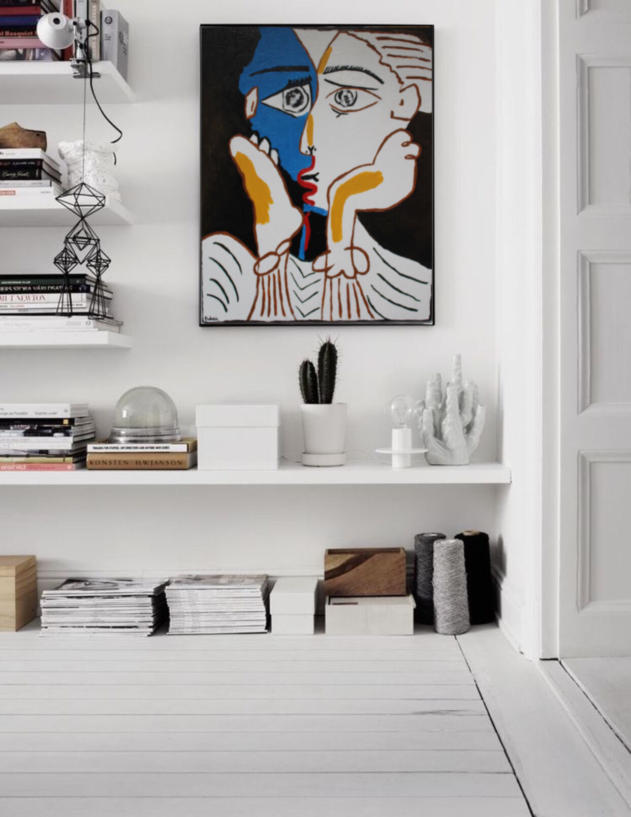 Reproduction of Picasso Les amants 60x50cm acrylic