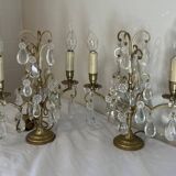 Pair of bronze candlesticks