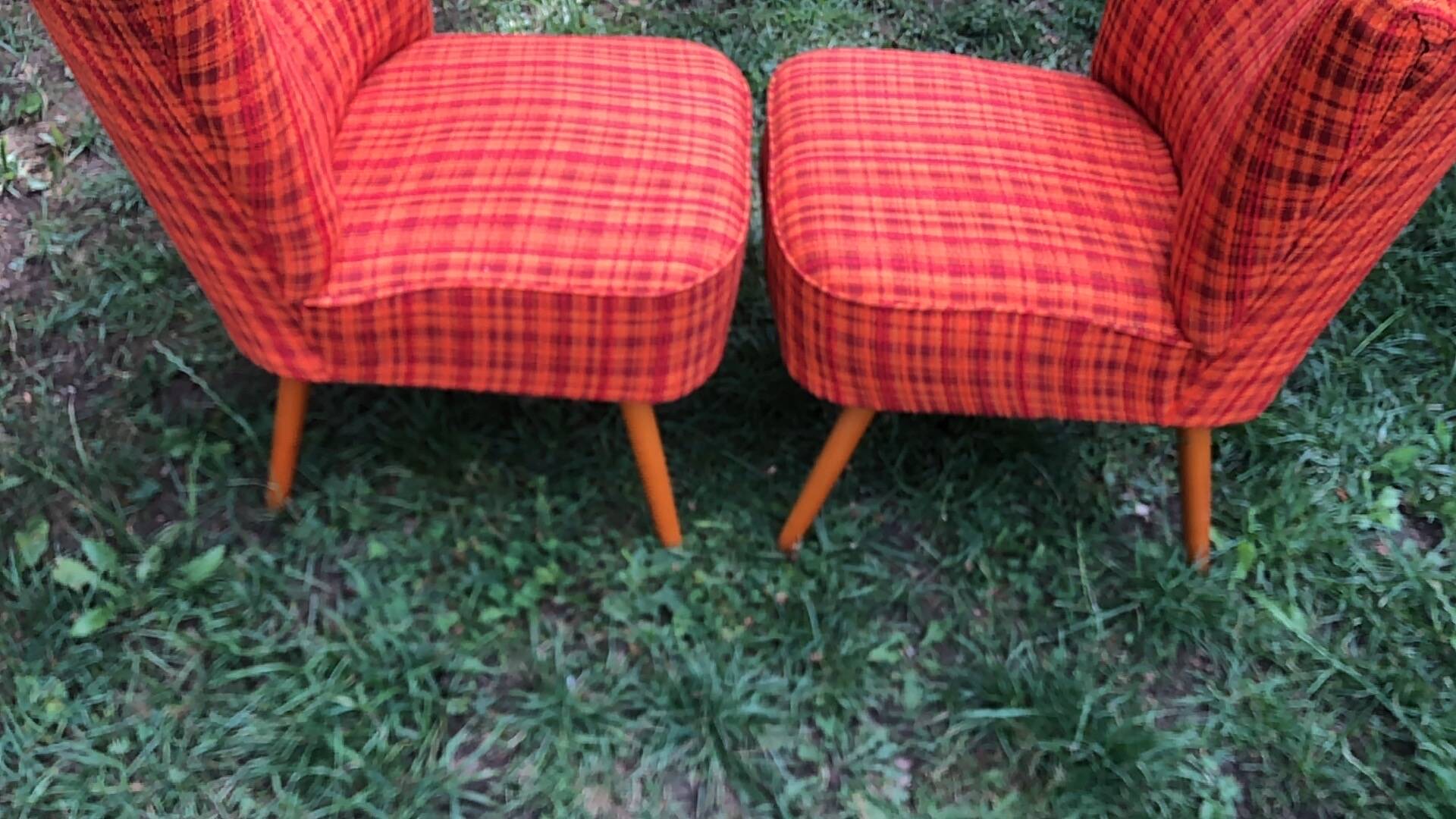 Vintage 60s Cocktail Armchairs
