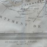 Map of the Ardennes department 1841