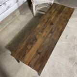 Coffee table in steel and wood