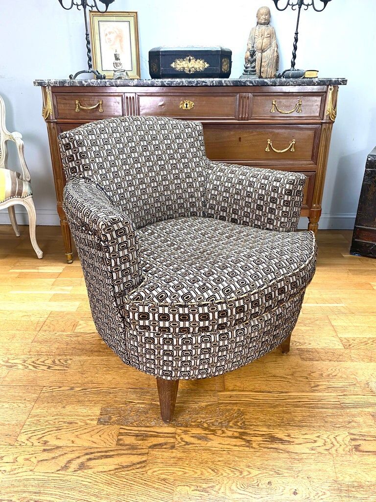 Art deco club armchair, circa 1940
