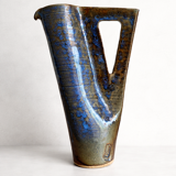 Stoneware carafe design signed