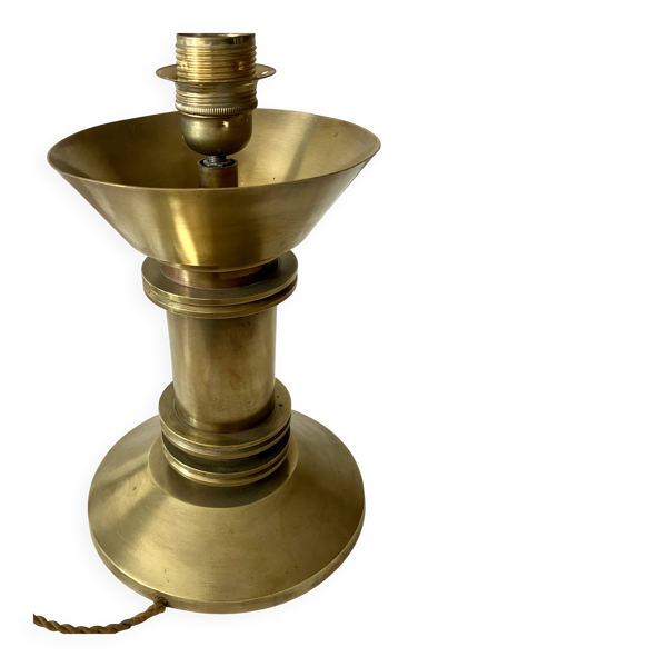 Pied de lampe en bronze époque art déco. — Beyit