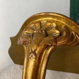 Baroque style gilded wall console