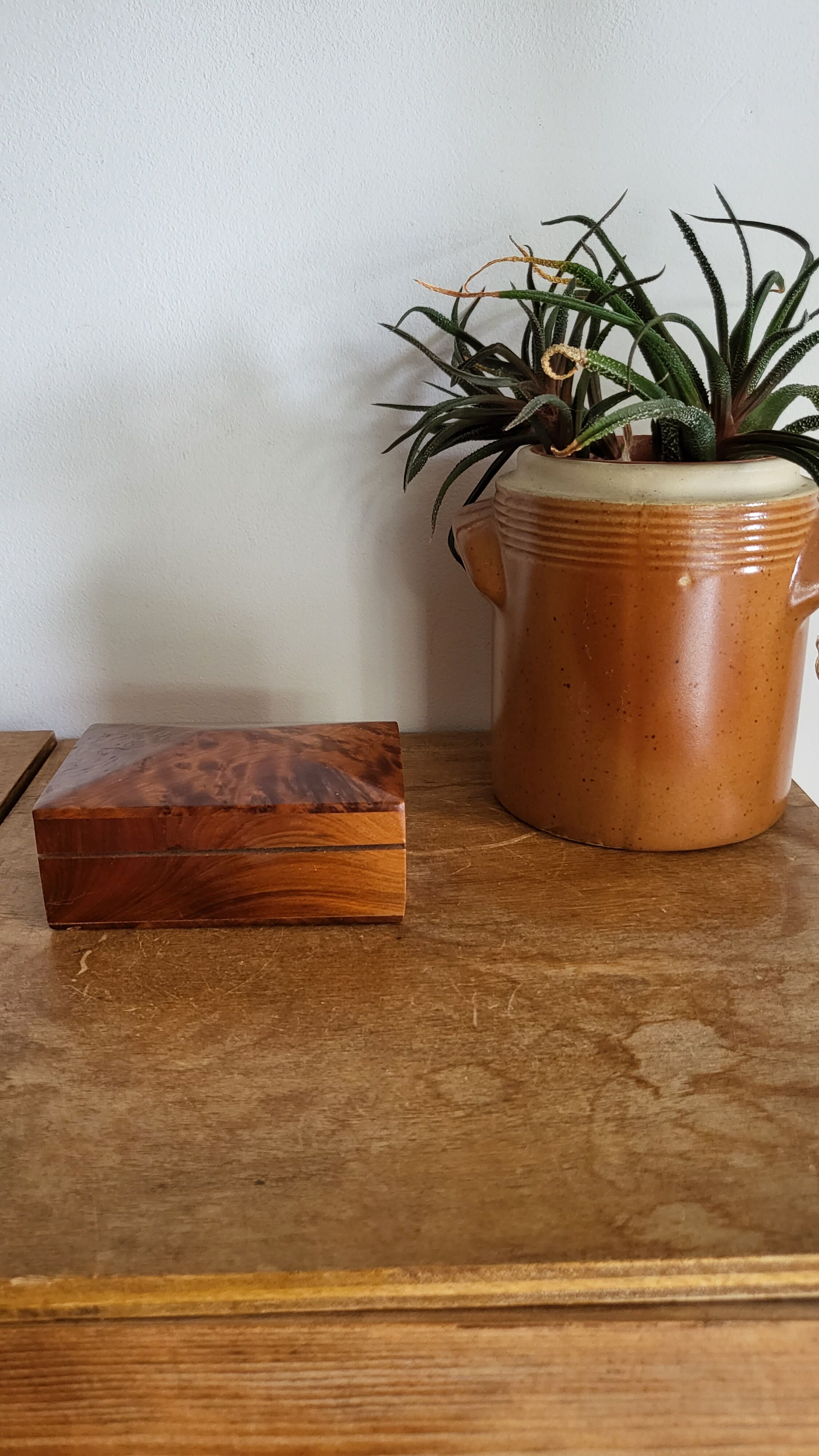 Jewelry box in noble wood