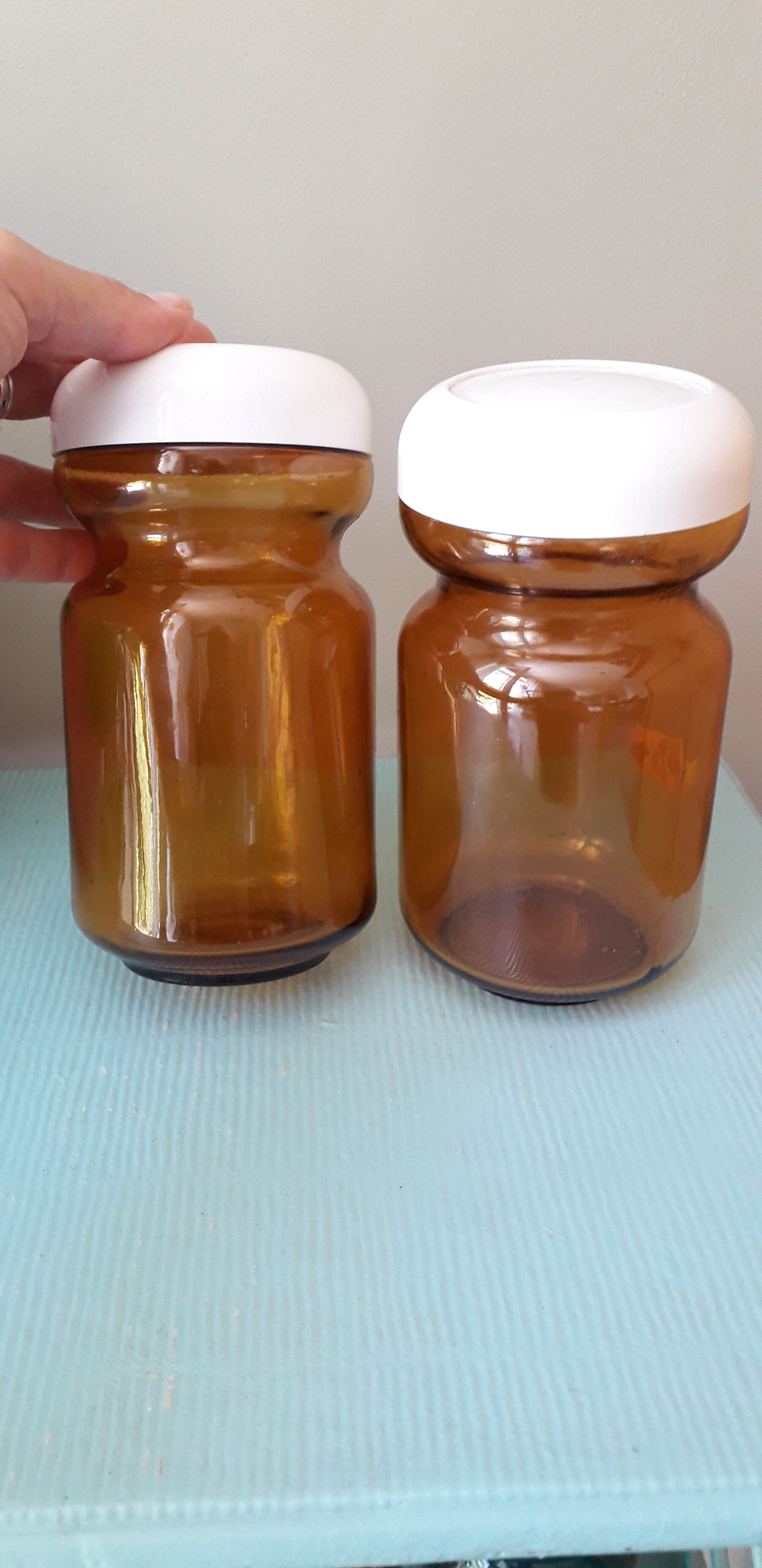 Amber jars