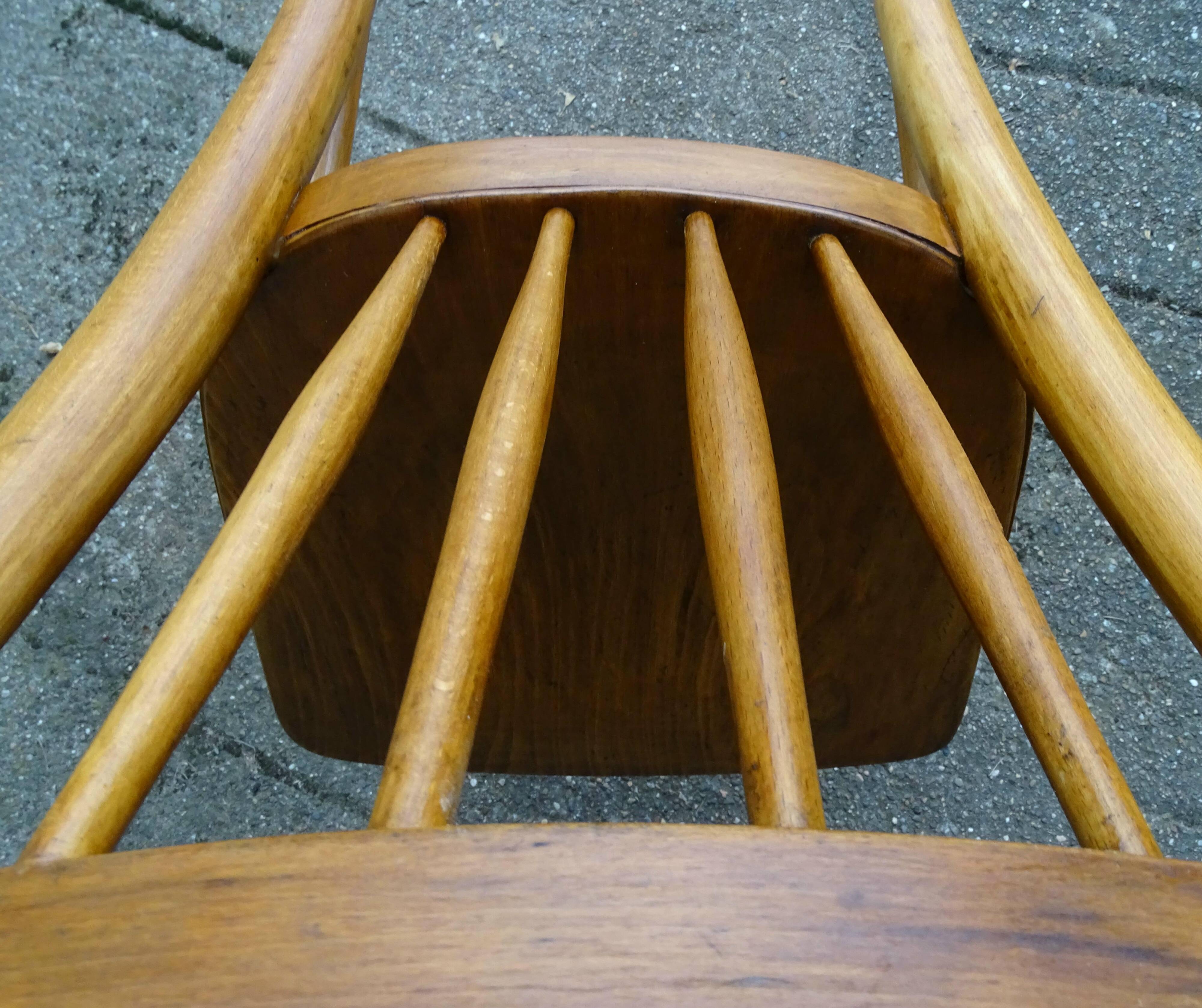 Série de 4 chaises Thonet Art déco bistrot blondes 1930
