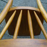 Série de 4 chaises Thonet Art déco bistrot blondes 1930