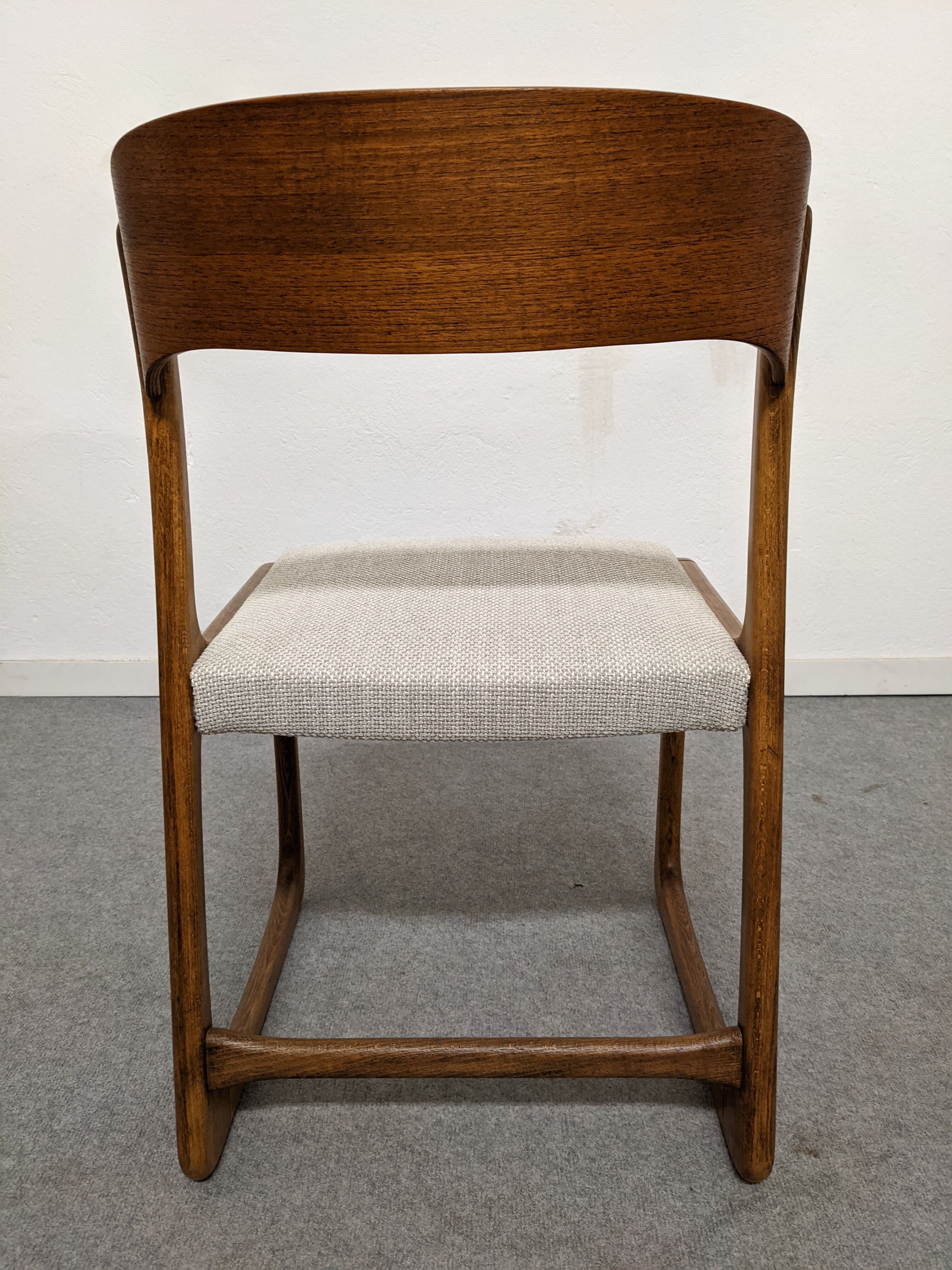 Set of 6 Baumann sleigh chairs from the 60s/70s