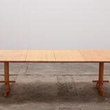 Stokke Dining room set large table with 8 chairs design Peter Opsvik, 1990