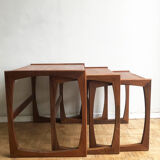 Pull out tables un teak, edition G Plan 1960