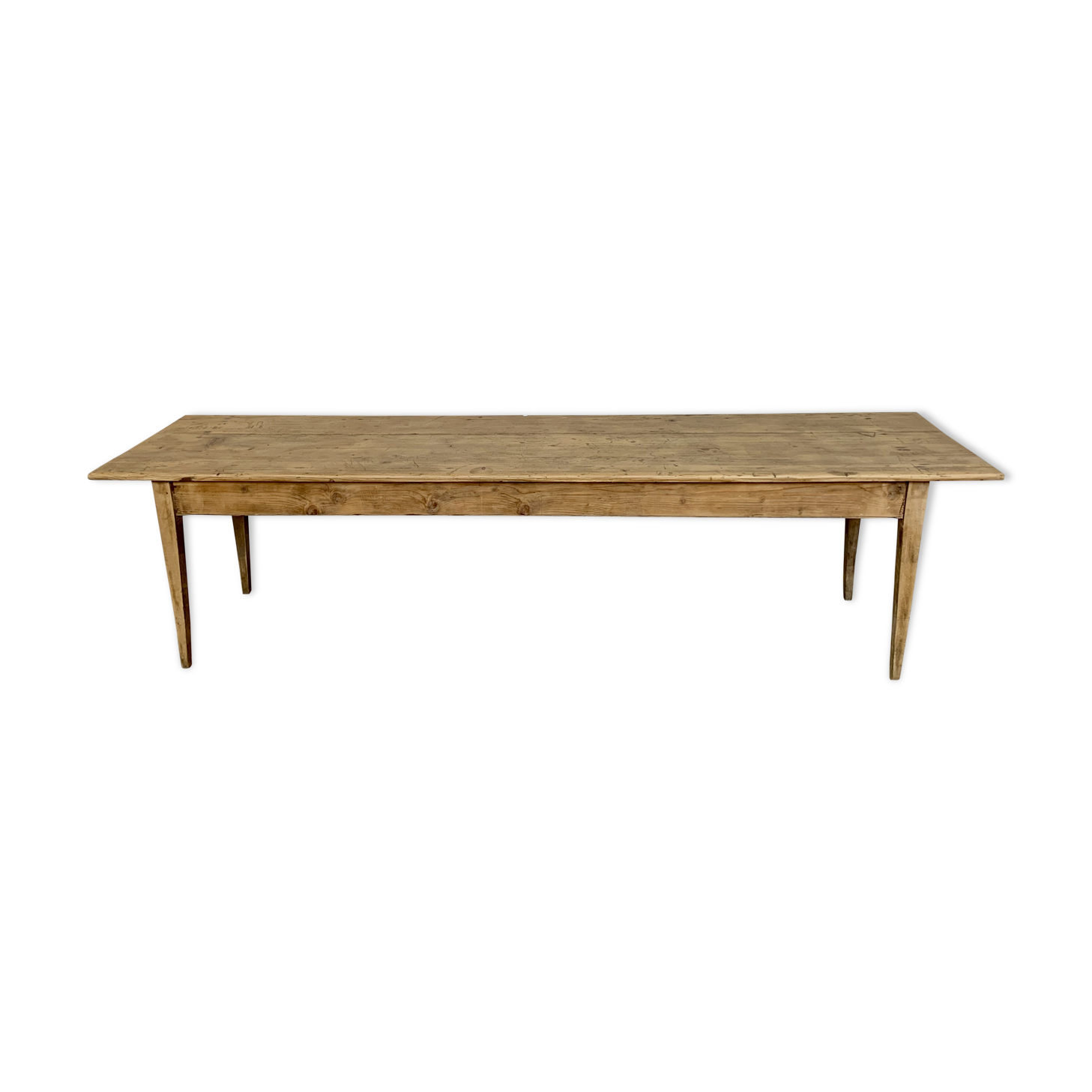 Former large farm table bistro bar café restaurant 290 cm solid wood