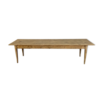Table de ferme bistrot bar café restaurant 290 cm en bois massif