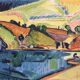 Pont-Aven. Lithograph by Pierre GUASTALLA 1891-1968