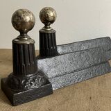 Pair of neo-classical andirons