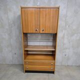 Vintage wooden display cabinet/bookcase.