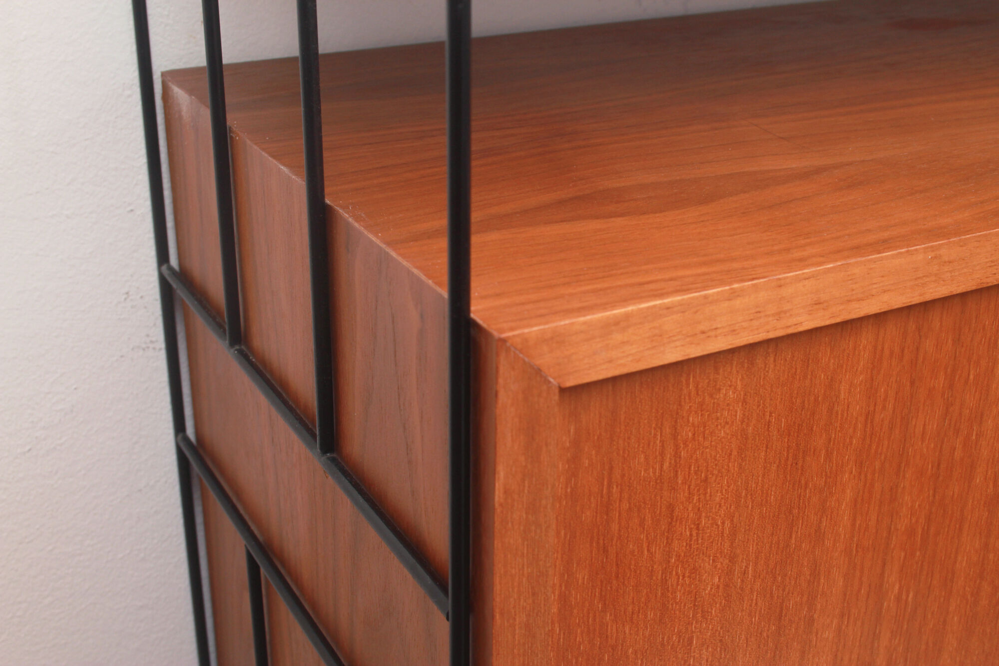 1960s wall unit in walnut, WHB Germany