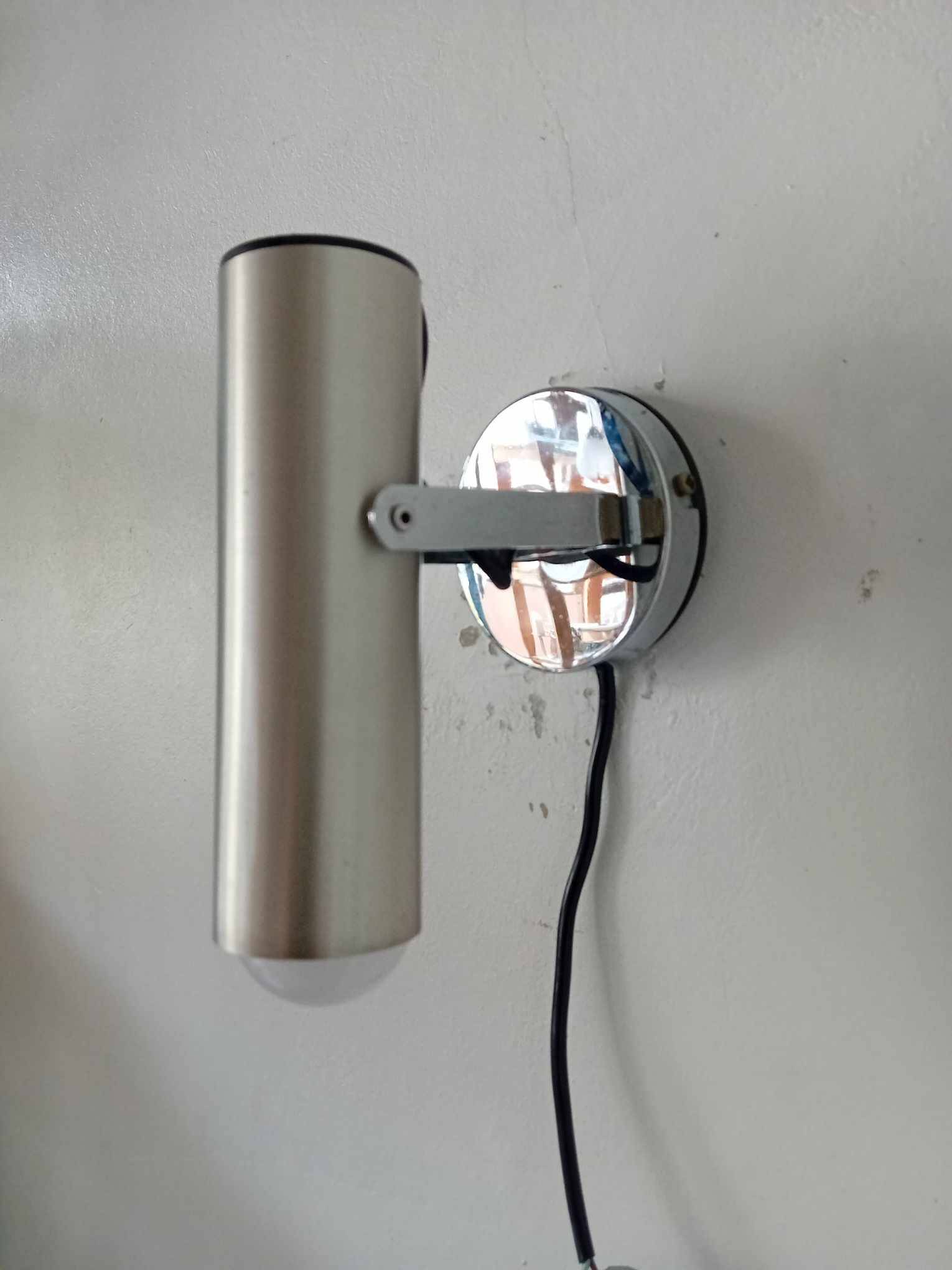 Pair of 70's directional spotlights