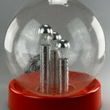 Lampe de table space age design verre métal