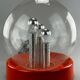 XXL 60s 70s ball lamp light table lamp space age design glass metal